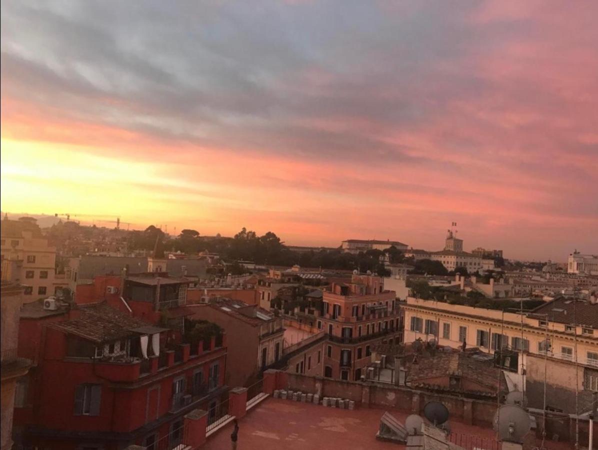Spanish Steps Rome View Dış mekan fotoğraf