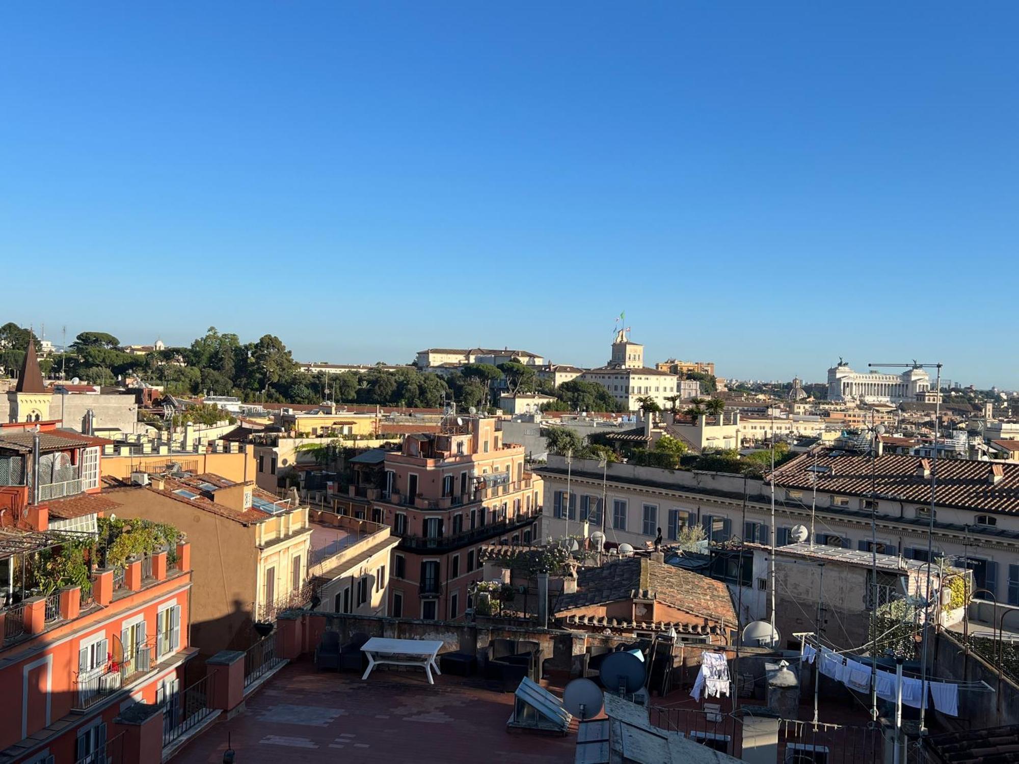 Spanish Steps Rome View Dış mekan fotoğraf